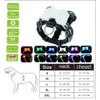 CC SIMON Dog Harness LED Light Up,USB Rechargeable Multicolor Light,