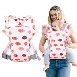 Liuer Babytrage für Neugeborene ab Geburt,Babytrage Bauchtrage,Tragbar,Atmungsaktiv Rückentrage,Umwandelbar,Vorne und Hinten,Baby Tragetasche Babytragetuch für Säuglinge Kleinkinder von 3-15KG