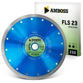 Anvil Diamond Cutting Disc FLS/FFS (Diameter 230 mm x 2 x 22.2 mm, FLS 23R - Fine, Thin 10 mm Diamond)