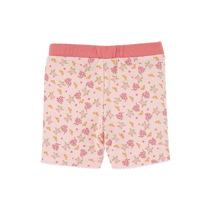 Sterntaler Girls Floral Print Elasticated Waist Shorts, pink