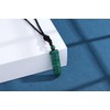 XIANNVXI Malachite Men's Necklaces Adjustable Rope Pendant Necklace for Men