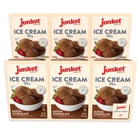 Junket Ice Cream Mix Dutch Chocolate, 4 Oz (6-Pack)