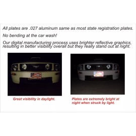 Race Plates #18 Kyle Busch M&M Souvenir License Plate RS1820D