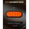 cciyu 6" 2pcs Oval LED Trailer Tail Lights 10 LED