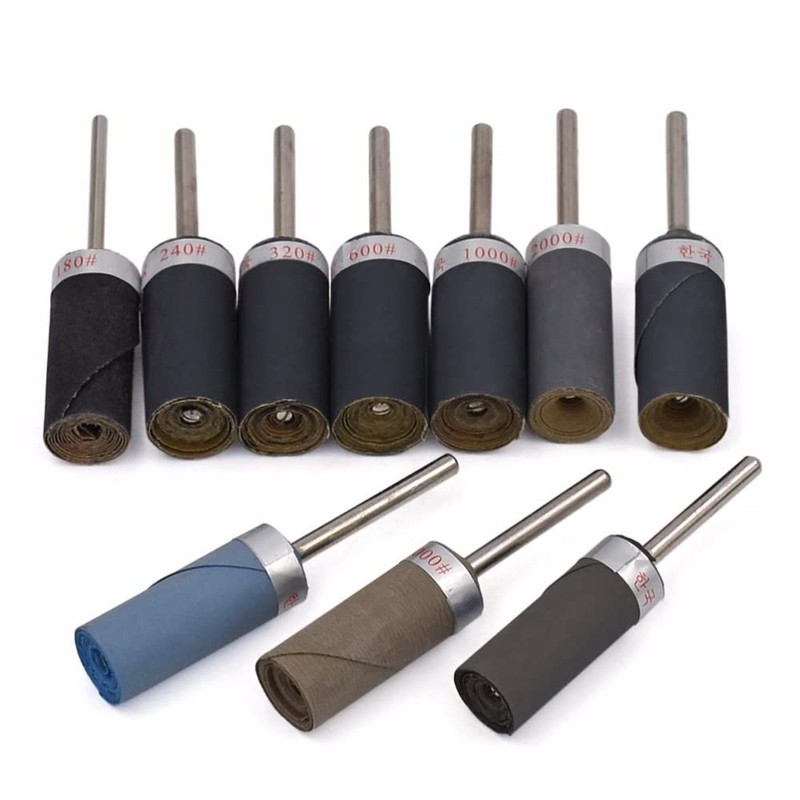 Sanding Sticks 1200 Grit Polishing Stick Roller Sanding Drums Sleeves