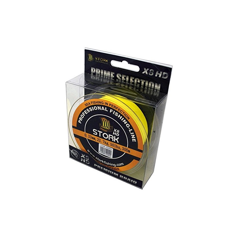 Stork HDx8 8-ply Premium Braided Fishing Line 300 m