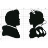 SnowWhite and Prince Decal/Sticker 4"h 6"w