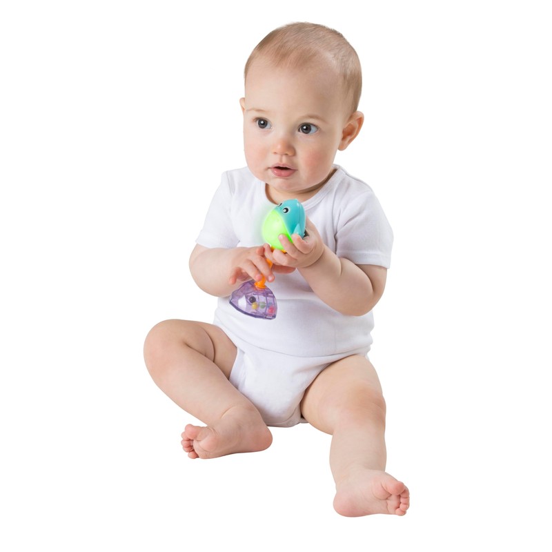 Playgro Light Me Up Penguin Rattle Toy