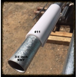 CIRCOPACK 20 Pieces, Standard Grip Clamps for 1/2" Schedule 40 PVC Pipe Or 3/4" EMT (Furniture Grade)