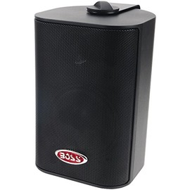 Boss MR43B 4" 200-watt Indoor/outdoor 3-way Speakers (black), 1 Each