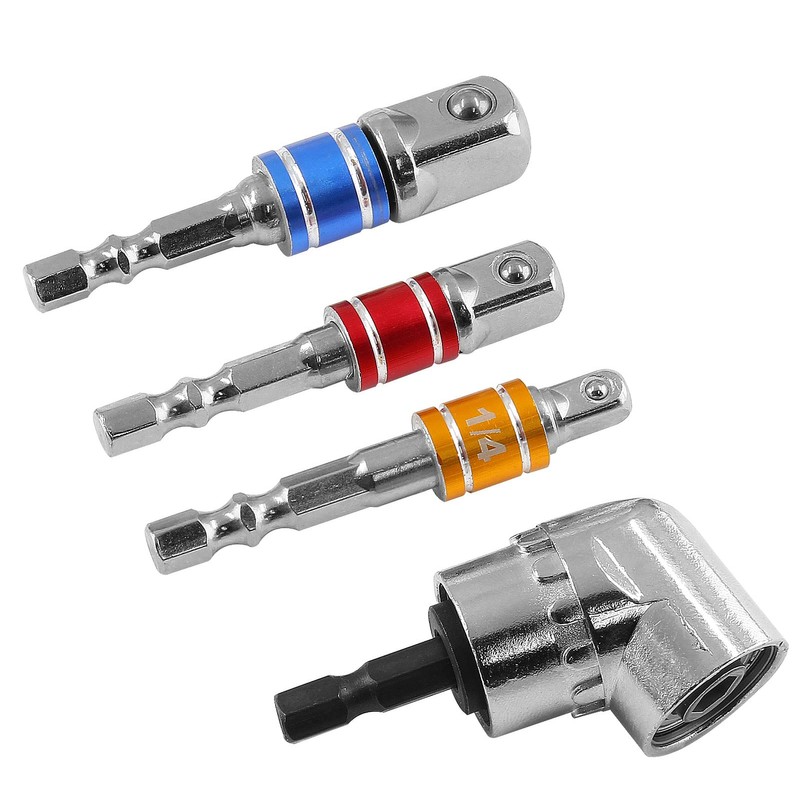 Aracombie Universal Driver Set, 3pcs 1/4 3/8 1/2 Inch Drill
