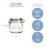 Kilner Round Clip Top Jar 0.5 Litre (500ml) Airtight Glass