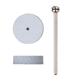 PROXXON No. 26296 Metal Carving Buff with Shaft [Disc Type 0.9 inch (22 mm), Number 100, Shaft Diameter 0.09 inch (2.35 mm)