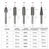 5pcs Electric Rotary Rasp Embossed Steel Metal File Grinding Head