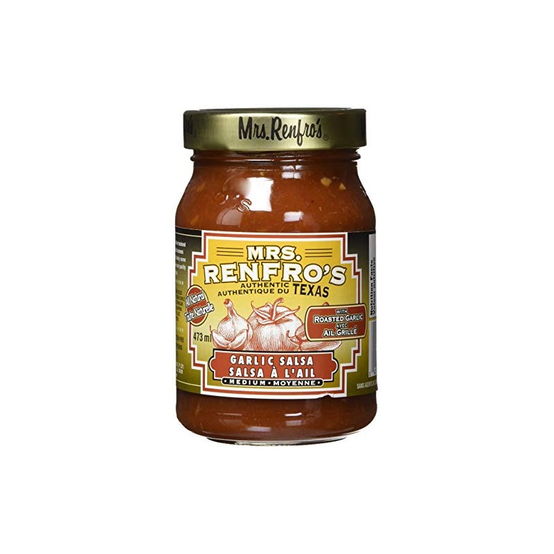 Mrs Renfro Salsa Garlic