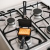 G & D Non-Stick Aluminum Double Sided Foldable Pan, 13
