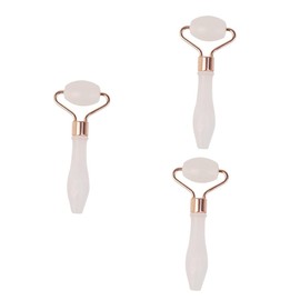 Beavorty 3pcs Facial Massage Tool Jade Roller Skin Care Beauty Roller for Portable
