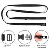 Thinp Pack of 4 Nylon Webbing with Adjustable Buckles 25