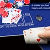 nuveti 70 x 35 Inch Texas Hold'em Poker Mat Portable