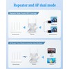 WiFi Extender Booster, Dual Band AC1200 Mbps 5Ghz And 2.4Ghz