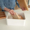 Beautiful Bread Box With Wooden Lid For Your Kitchen Countertop