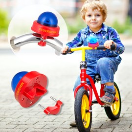 Smart-Planet JO-20637 Bicycle Siren - Fire Brigade Bicycle Bell - Funny Fire Brigade Siren for Children - Bicycle Bell for Bicycle Handlebars