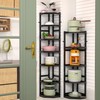 Supfirm 5-Tier Multifunctional Adjustable Pan & Pot Rack for Kitchen,