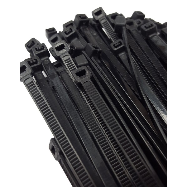 12 Inch Cable Ties 75 LBS Tensile Strength Nylon Wrap