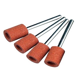 𝐉𝐔𝐍𝐋𝐈𝐗𝐍 50 Pcs Cylindrical Grinding Stone - 1/8" Shank Abrasive Mounted Stone Grinding Point Sharpening Bits for Dremel Rotary Tools (10mm)