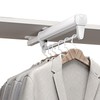 Adjustable Pull Out Hanger Rail Rod,31cm Pull Out Clothes Rail,Extendable