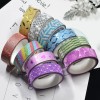 Glitter Washi Cinta De Enmascarar Decoración De Diy