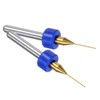 sourcing map 10pcs PCB Drill Bits 1/8" Shank 0.5mm Titanium