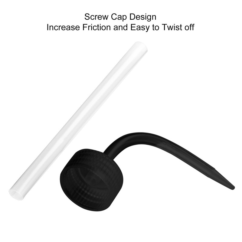 stonylab LDPE Chemical Wash Bottle, 2-Pack Watering Tool Safety Black