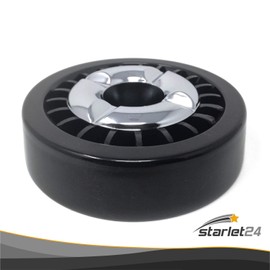 Starlet24® Fire Killer Ashtray for Outdoor Wind Ashtray Stable Round Flat Black
