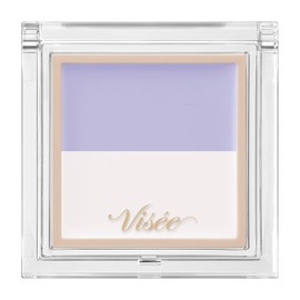 Visee Color Duo Trick Concealer 08 Lavender Trick Concealer, Transparent, Dull Cover, Compact, Purple, White, Multicolor, 0.1 oz (2.5 g)