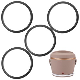 4PCS Seal Ring for Crock-Pot 20-Ounce Electric Lunch Box Lid, Leak-Proof Silicone Strap Gaskets Seal Parts BPA Free Lunch Box Accessories Parts