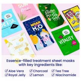 Facetory K Beauty - Máscara Facial Para El Cuidado De La Pie                                                                                          