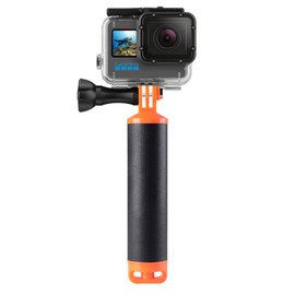 Suptig Hand Grip Waterproof Handle Monopod Floating Mount for Gopro Hero 13, Hero 12, 11, 10, 9, 8, 7, 6, 5, 4, 3+, 3, 2, 1, Hero Session Gopro Max, Fusion DJI osmo, Akaso More Action Cam