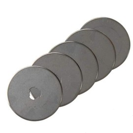Dapetz ® 5PCS Premium Rotary Cutter Blades 45mm–Fits Rotary Cutter for Fabric, Material Cutter Wheel, Fabric Rotary Cutter, Fabric Cutter Wheel–Durable Replacement Blades for Sewing, Quilting & Craft