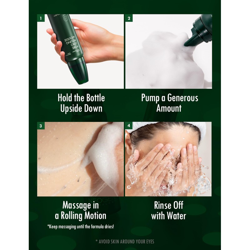 [K-Beauty] Neogen Dermalogy Pore Zero Peeling Mousse | All-in-One Foaming