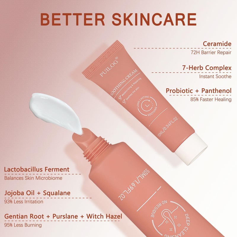 Facial Hair Removal Cream Kit for Women Face – Depilatory