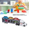 1:48 Carrier Truck Toy Model Alloy Detachable Six Car Kids