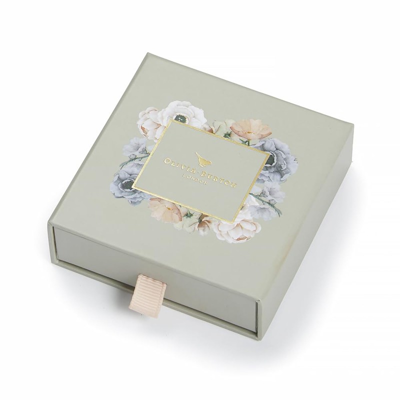 Olivia Burton OBJRBE05 Women's Stud Earrings Rainbow Rose Gold Collection,