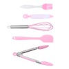 5Pcs/Set Silicone Kitchen Cooking Tool Scraper Eggs Beater Decorating Pen
