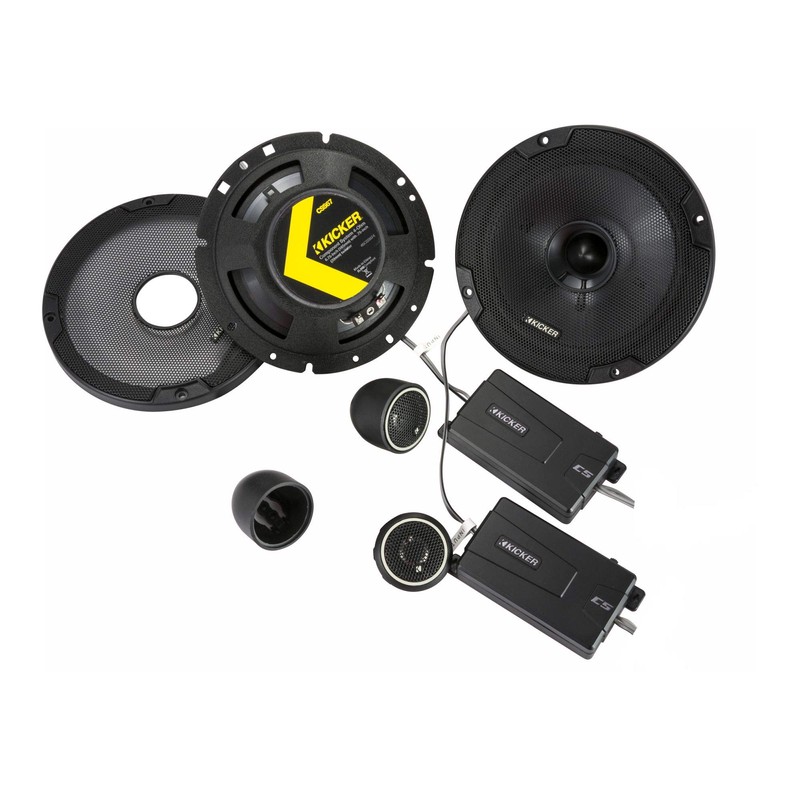 Kicker 46CSS674 CS-Series CSS67 6.75-Inch (165mm) Component System with .75-inch