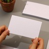 Grid Index Cards 4x6,Double Sided Thick Graph Ruled Notecards, Heavy