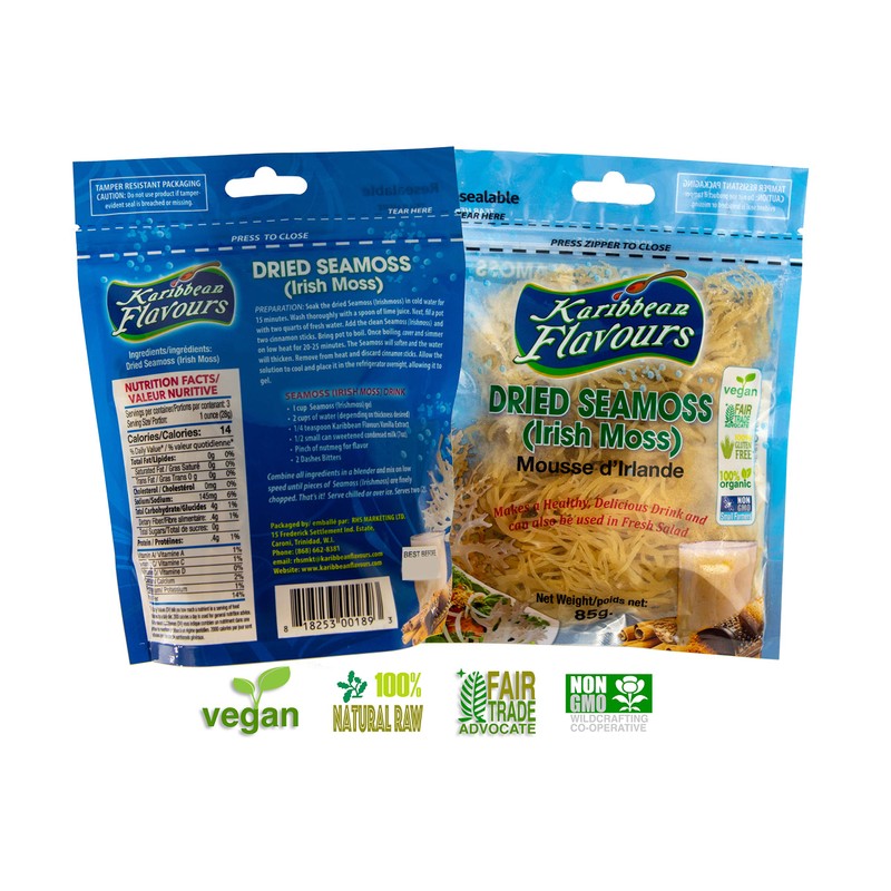 Dried Sea Moss (3 Oz (pack of 2)) - Caribbean