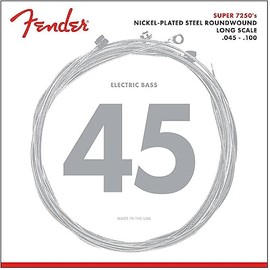 Fender 737250405 String Set For Electric Bass-7250ML (045/100) - Nickel Plated
