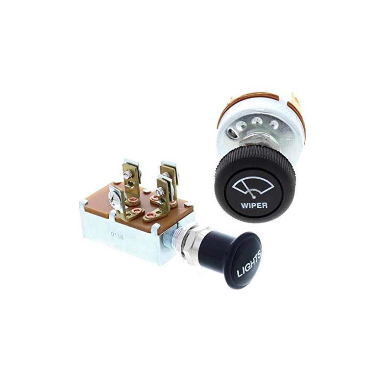 Universal Headlight and Single Motor Wiper Switch Kit