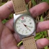 BARTON WATCH BANDS Quick Release Canvas Watch Band Straps, Khaki